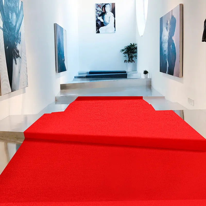 Roter Hochzeitsteppich aus dic – Home Textiles Exhibition Bewertung und Preis