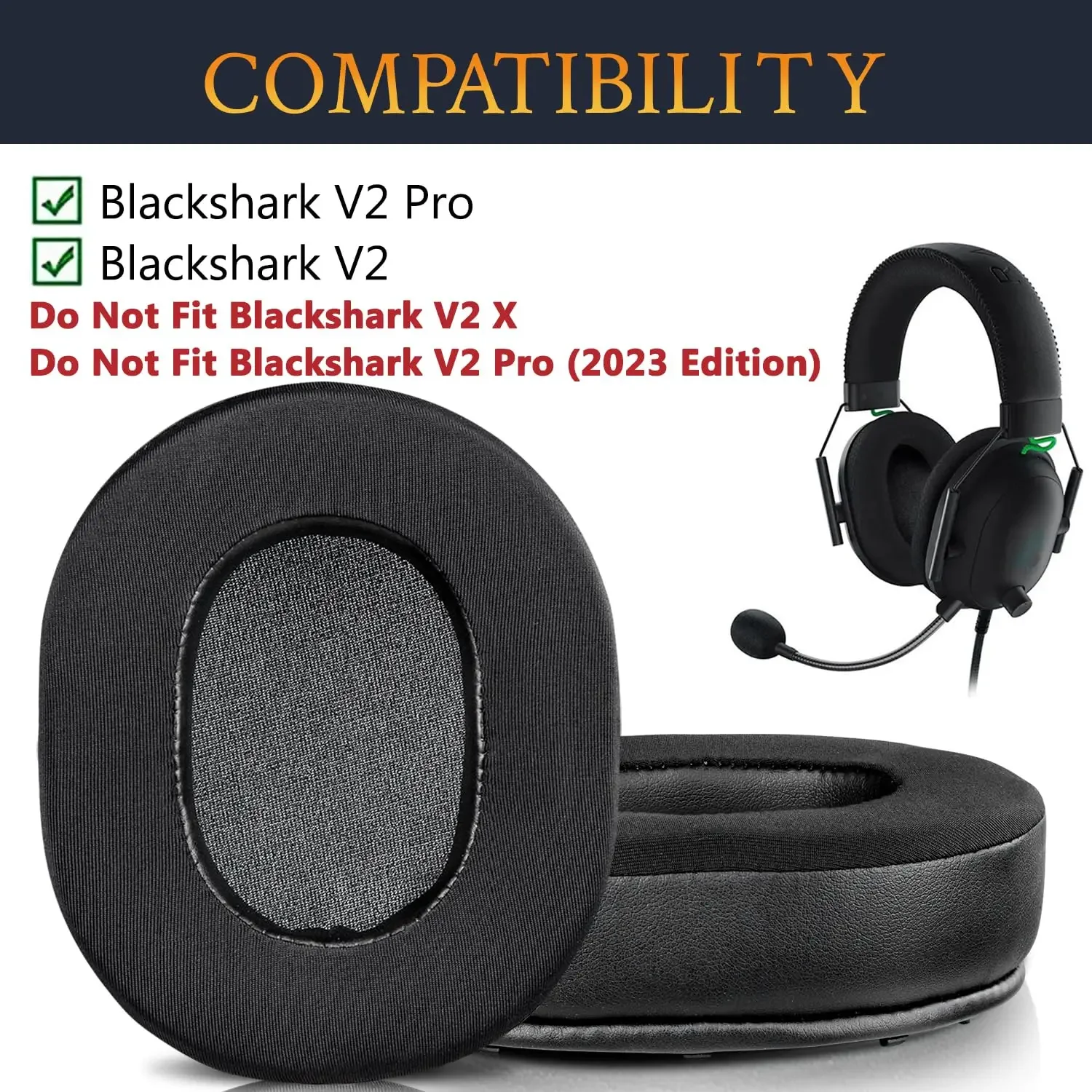 Ohrpolster für BlackShark V2 P – Cooling Pillow Gel Bewertung und Preis